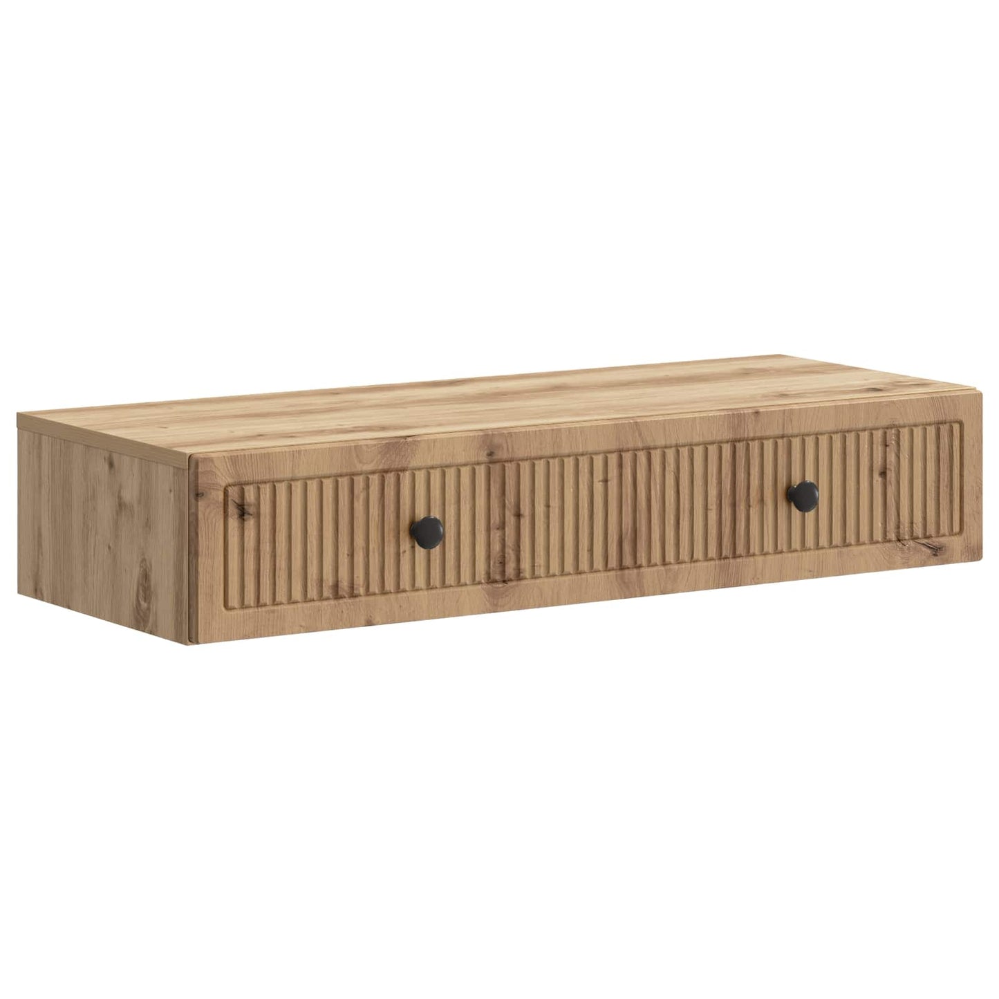 vidaXL Wall-Mounted Side Table 87.5 x 34.5 x 17 cm Engineered Wood 2