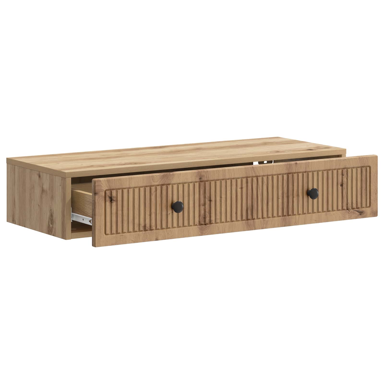 vidaXL Wall-Mounted Side Table 87.5 x 34.5 x 17 cm Engineered Wood 4