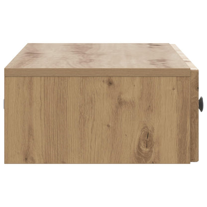 vidaXL Wall-Mounted Side Table 87.5 x 34.5 x 17 cm Engineered Wood 6
