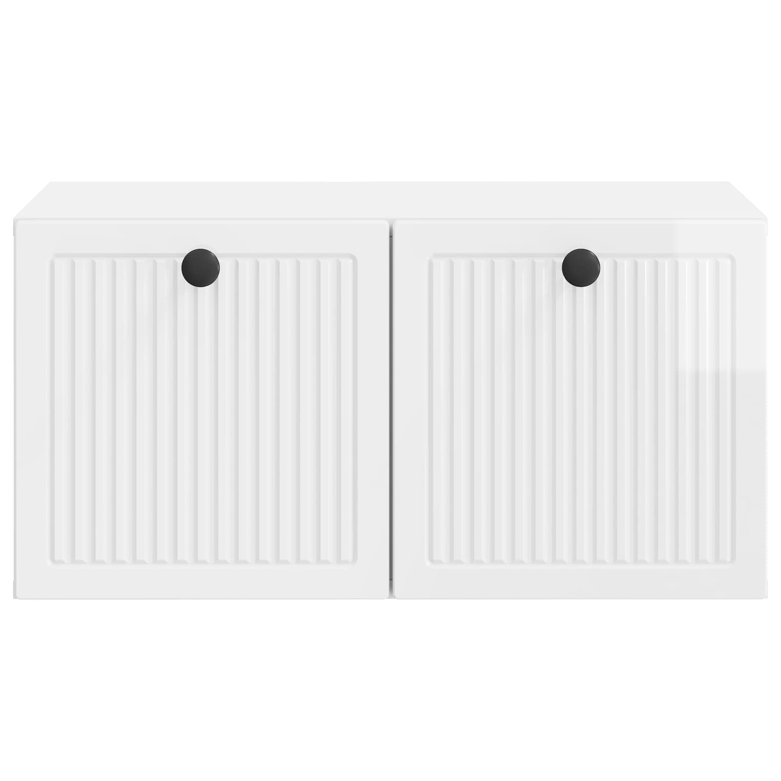 vidaXL Wall-Mounted TV Cabinet High Gloss White 59.5 x 41 x 30 cm 6