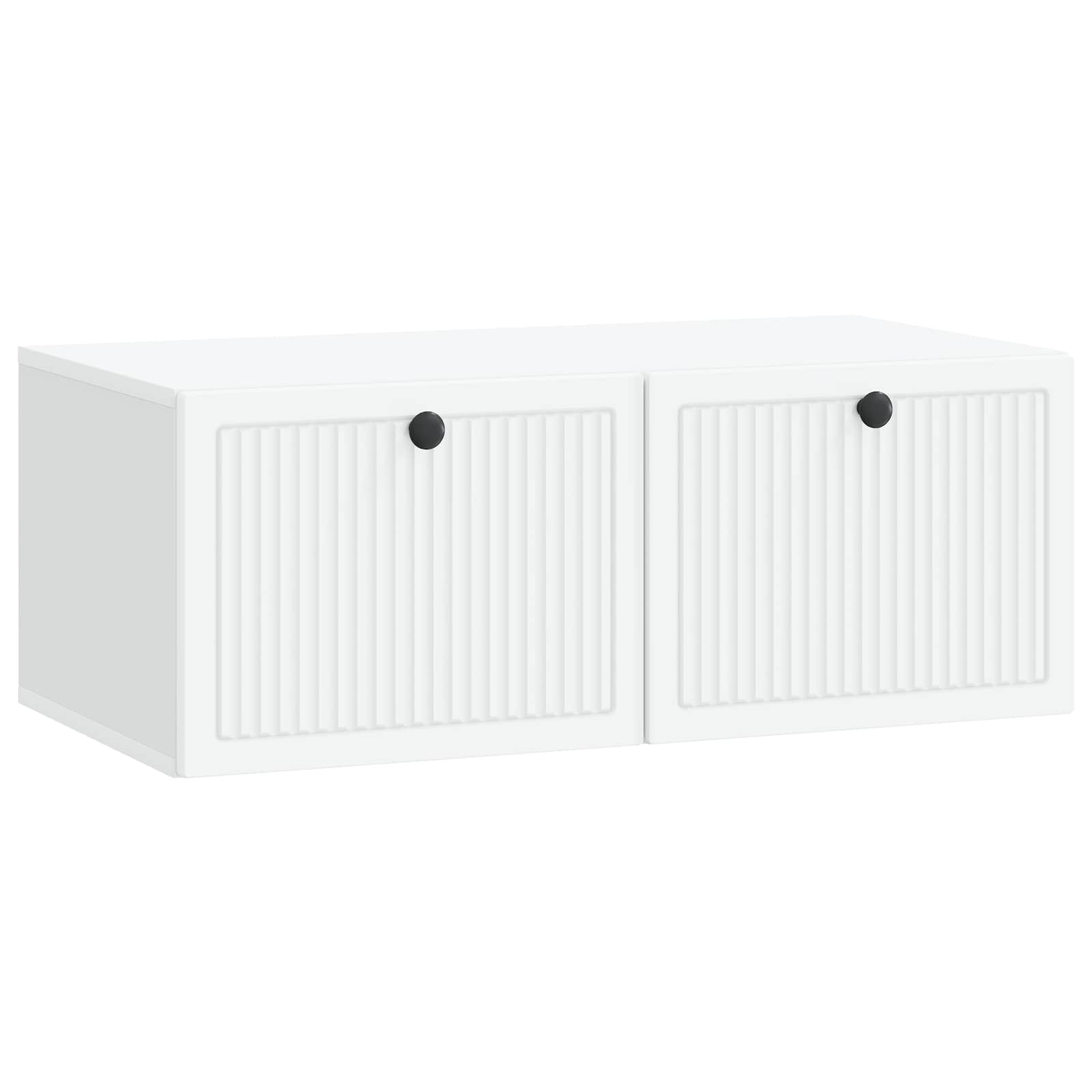 vidaXL Wall-Mounted TV Cabinet White 78.5 x 41 x 30 cm Engineered Wood 2