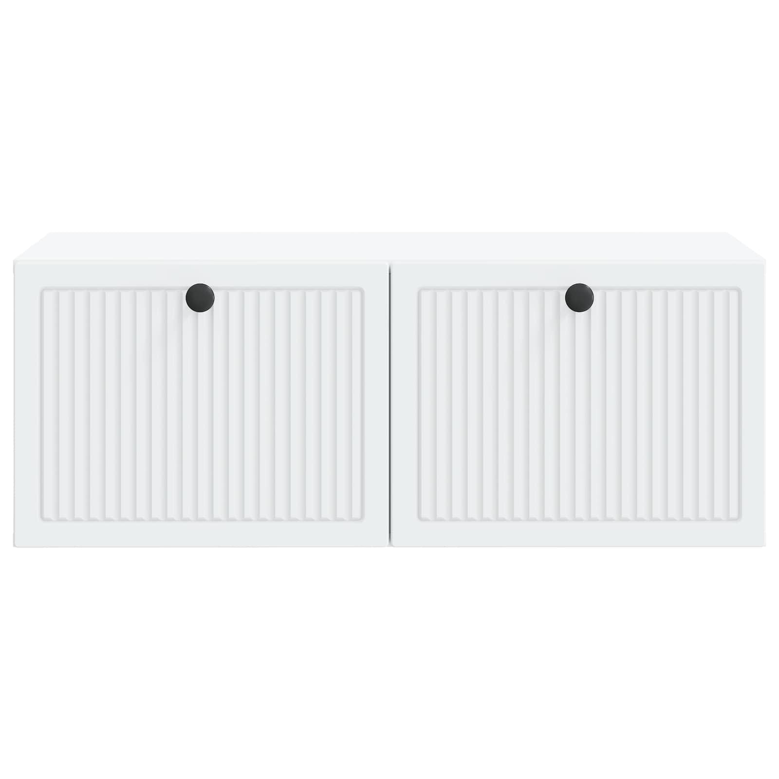 vidaXL Wall-Mounted TV Cabinet White 78.5 x 41 x 30 cm Engineered Wood 6