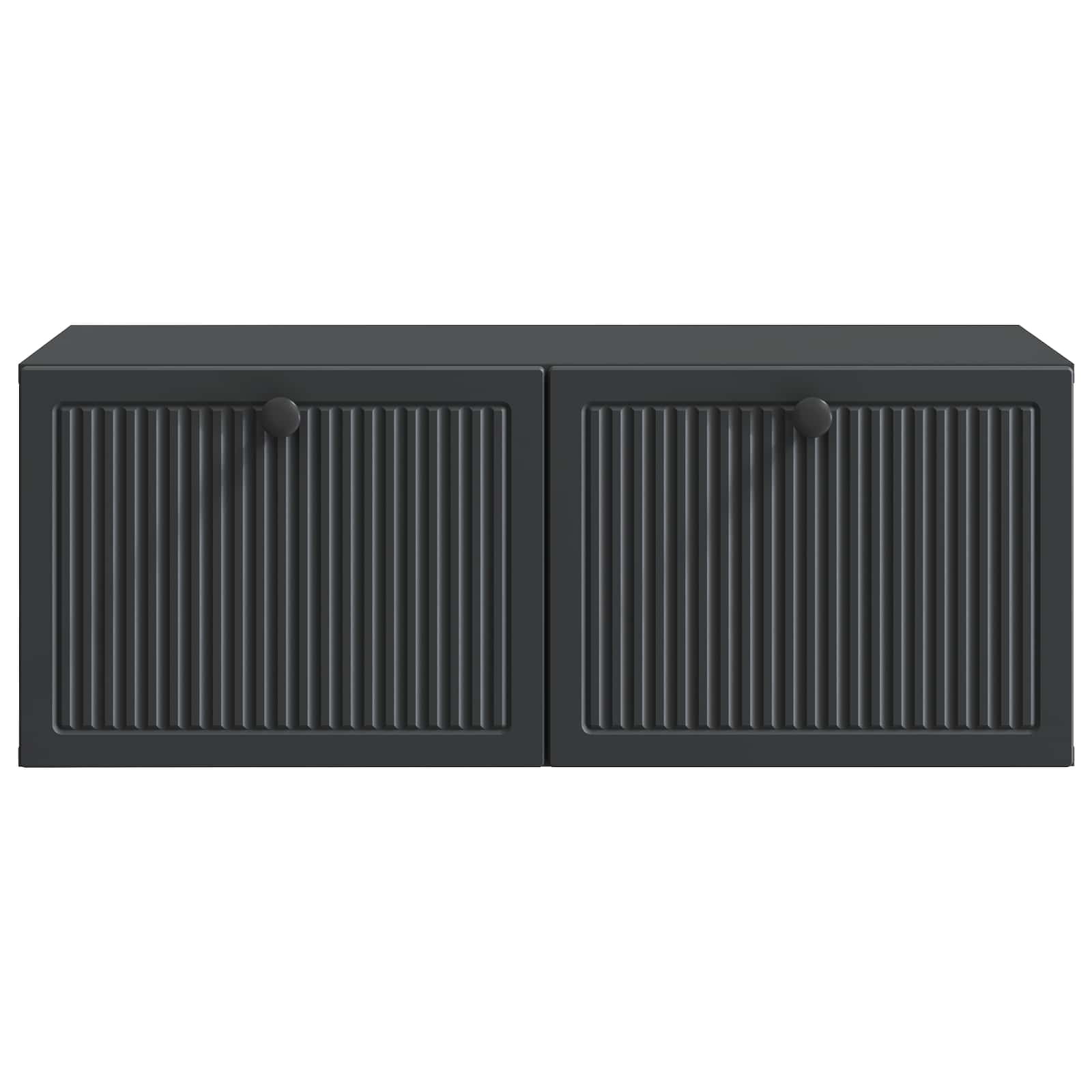 vidaXL Wall-Mounted TV Cabinet Black 78.5 x 41 x 30 cm Engineered Wood 6