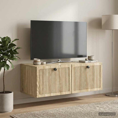 vidaXL Wall-Mounted TV Cabinet Sonoma Oak 78.5 x 41 x 30 cm 1