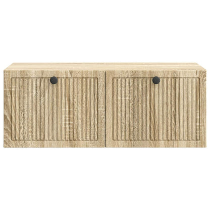 vidaXL Wall-Mounted TV Cabinet Sonoma Oak 78.5 x 41 x 30 cm 6