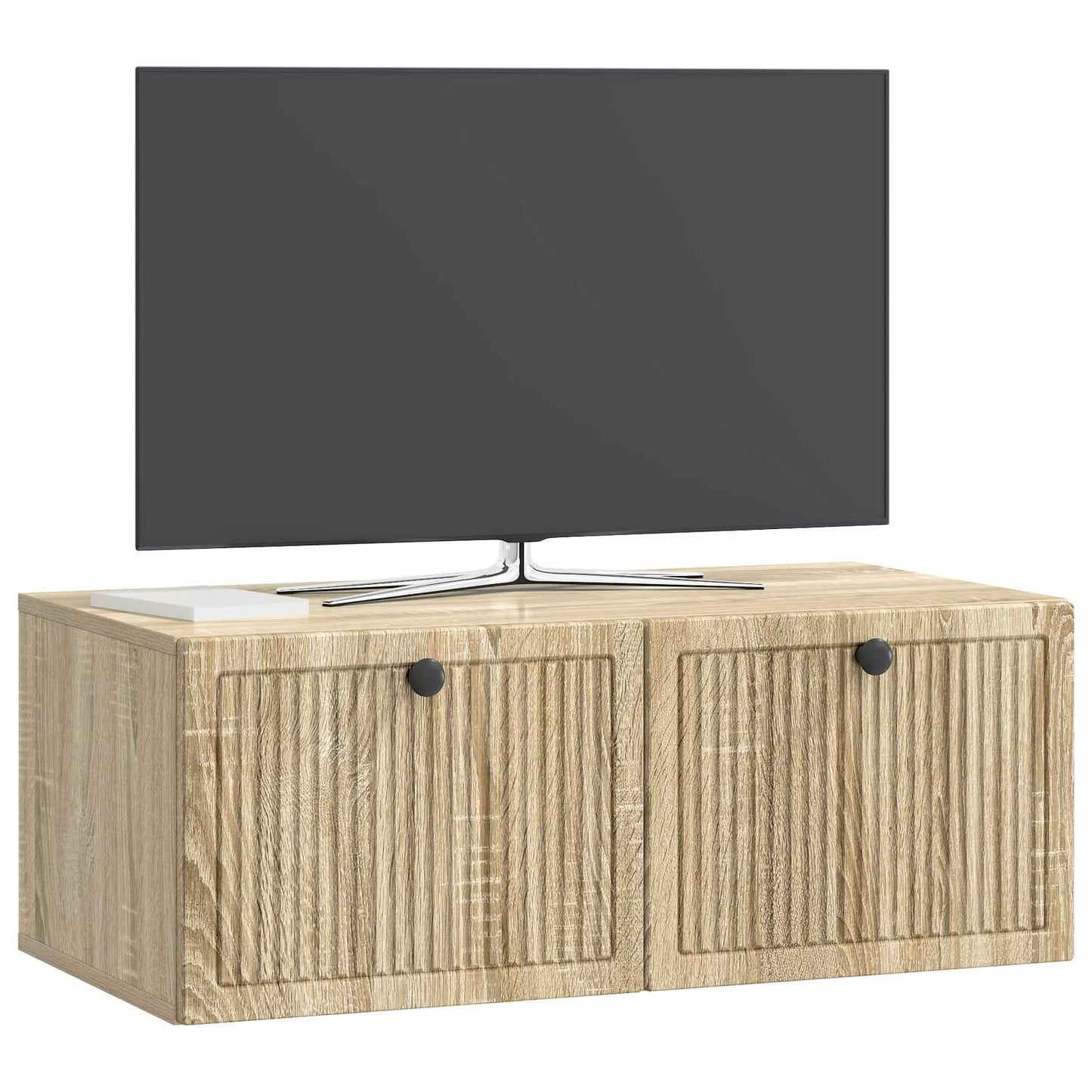 vidaXL Wall-Mounted TV Cabinet Sonoma Oak 78.5 x 41 x 30 cm 3
