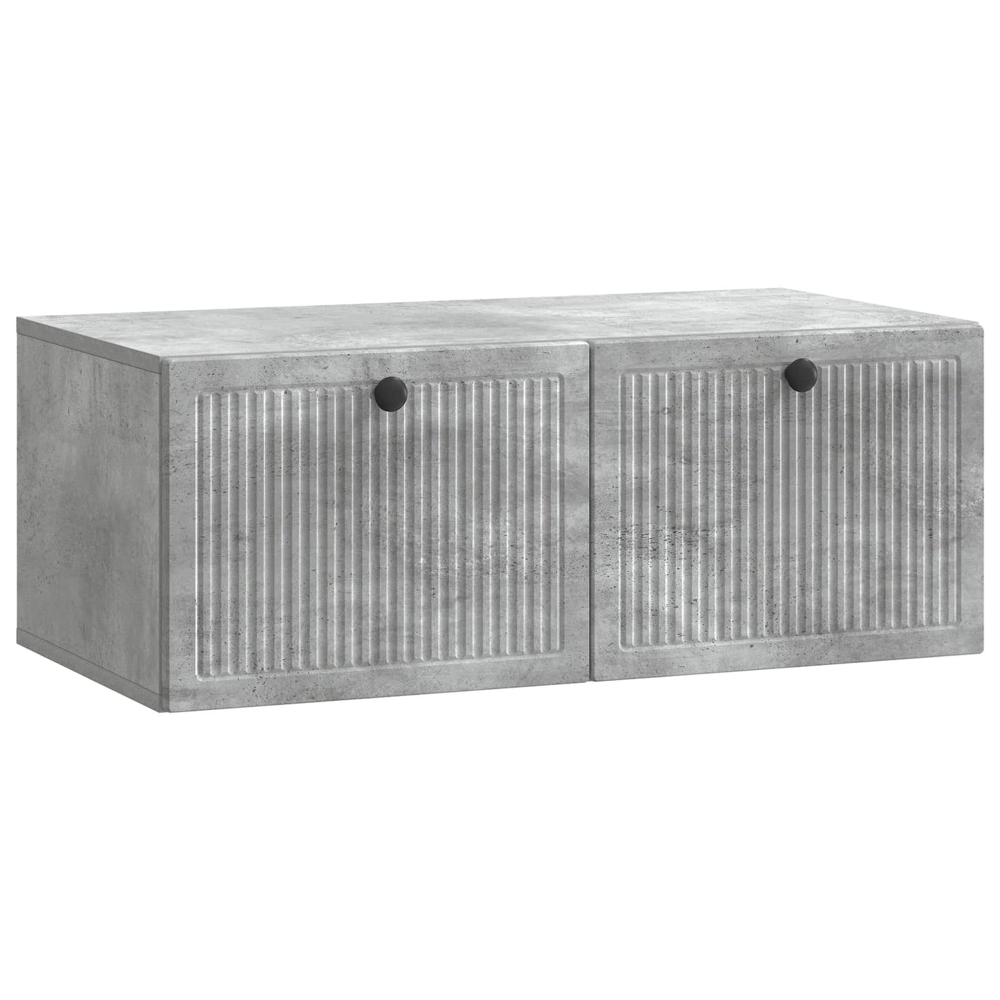 vidaXL Wall-Mounted TV Cabinet Concrete Grey 78.5 x 41 x 30 cm 2