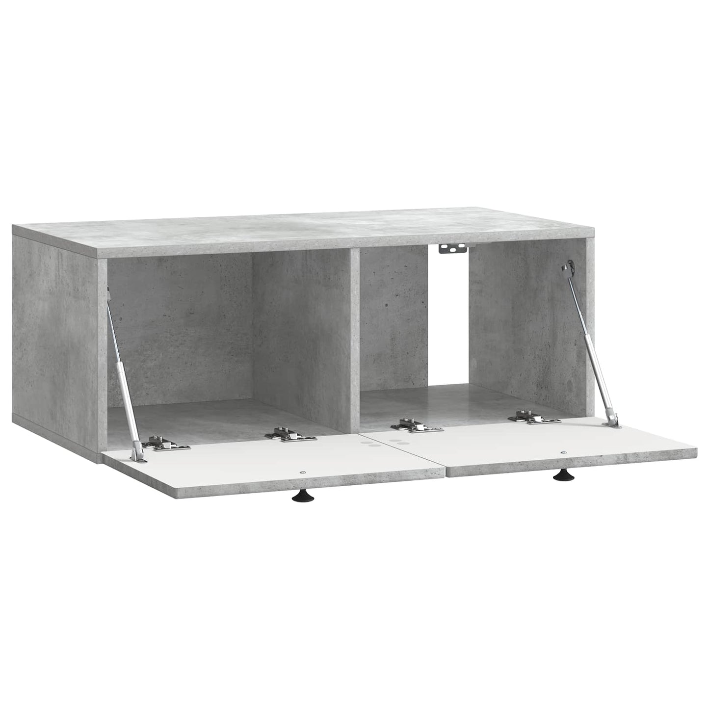 vidaXL Wall-Mounted TV Cabinet Concrete Grey 78.5 x 41 x 30 cm 5
