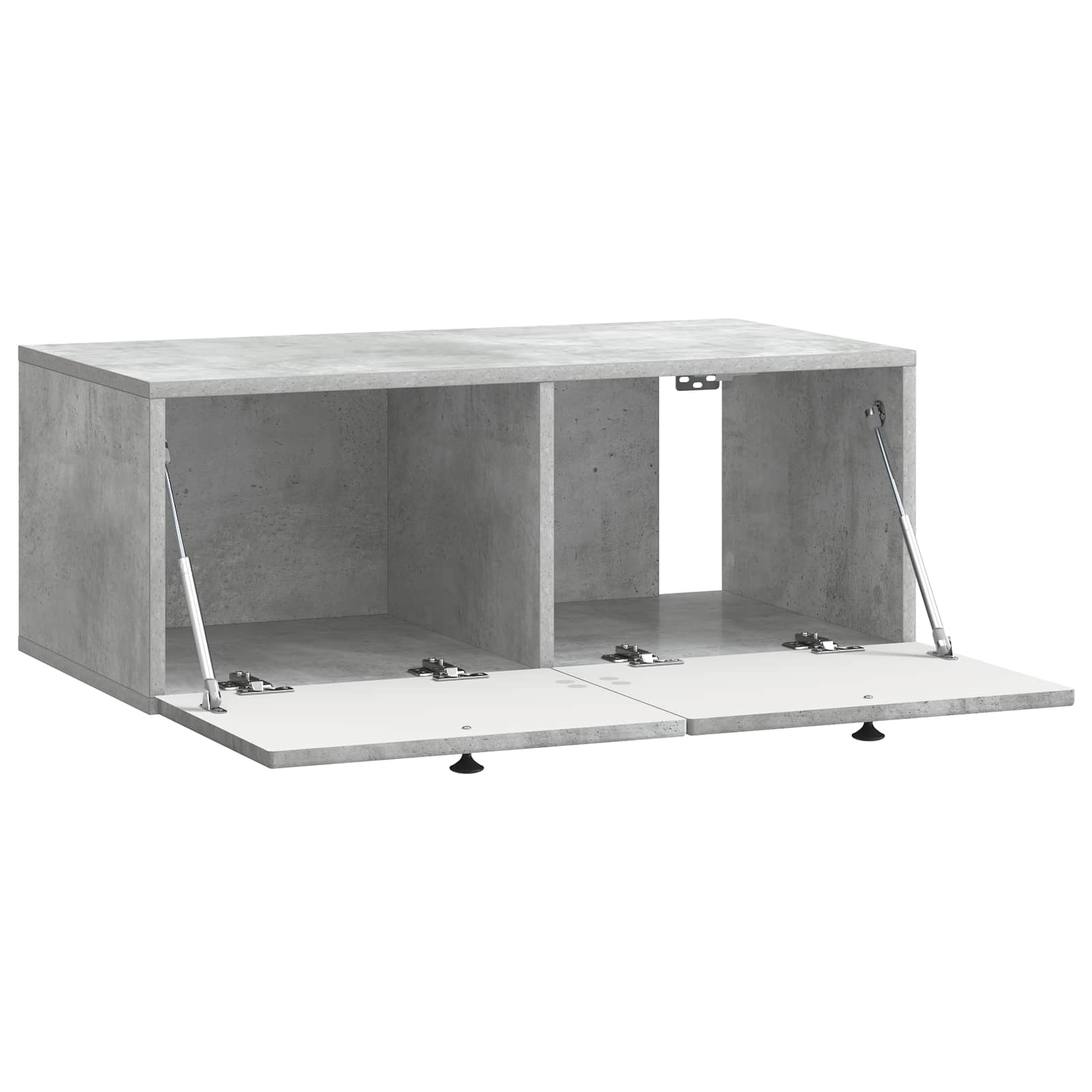 vidaXL Wall-Mounted TV Cabinet Concrete Grey 78.5 x 41 x 30 cm 5