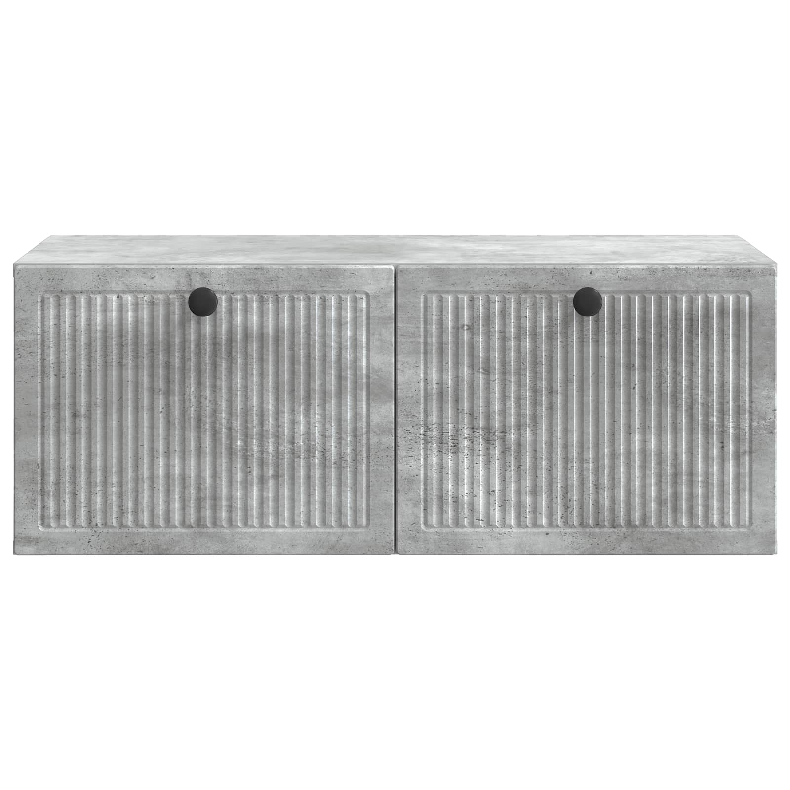 vidaXL Wall-Mounted TV Cabinet Concrete Grey 78.5 x 41 x 30 cm 6