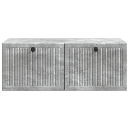 vidaXL Wall-Mounted TV Cabinet Concrete Grey 78.5 x 41 x 30 cm 6