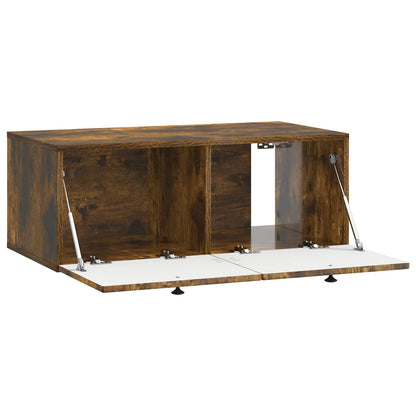 vidaXL Wall-Mounted TV Cabinet Smoked Oak 78.5 x 41 x 30 cm 5
