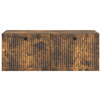 vidaXL Wall-Mounted TV Cabinet Smoked Oak 78.5 x 41 x 30 cm 6