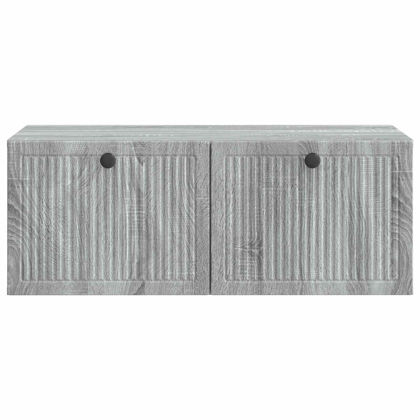 vidaXL Wall-Mounted TV Cabinet Grey Sonoma 78.5 x 41 x 30 cm 6