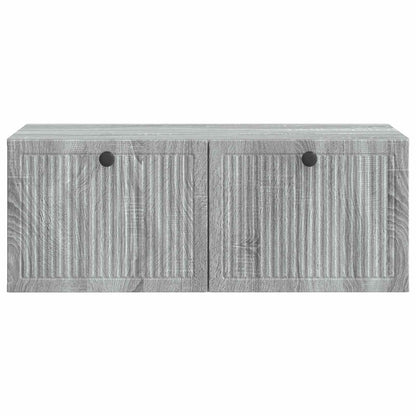vidaXL Wall-Mounted TV Cabinet Grey Sonoma 78.5 x 41 x 30 cm 6