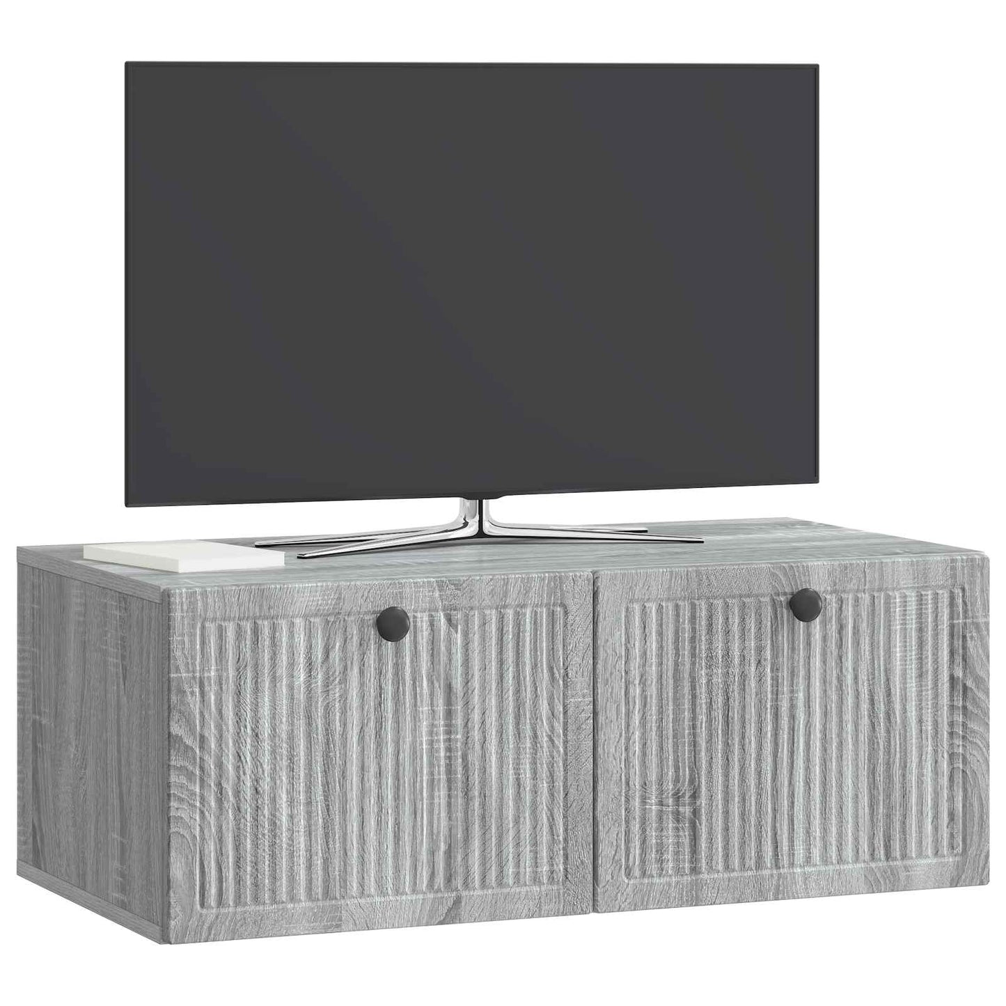 vidaXL Wall-Mounted TV Cabinet Grey Sonoma 78.5 x 41 x 30 cm 3