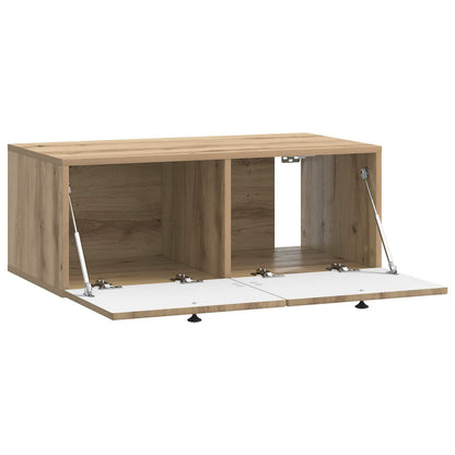 vidaXL Wall-Mounted TV Cabinet 78.5 x 41 x 30 cm Artisan Oak 5