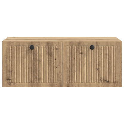 vidaXL Wall-Mounted TV Cabinet 78.5 x 41 x 30 cm Artisan Oak 6