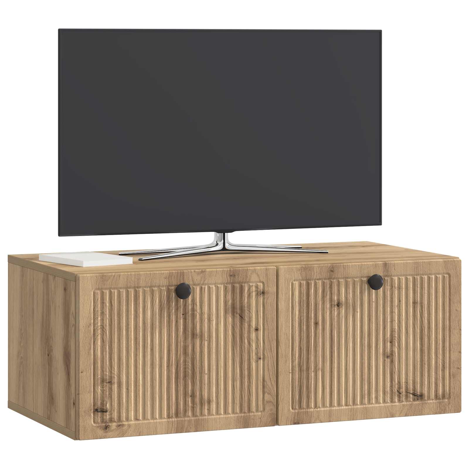 vidaXL Wall-Mounted TV Cabinet 78.5 x 41 x 30 cm Artisan Oak 3