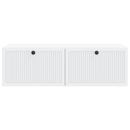 vidaXL Wall-Mounted TV Cabinet White 98 x 41 x 30 cm Engineered Wood 6