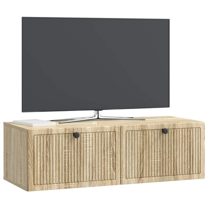 Wall-Mounted TV Cabinet 98 x 41 x 30 cm Depth 41 cm Width 98 cm Sonoma oak