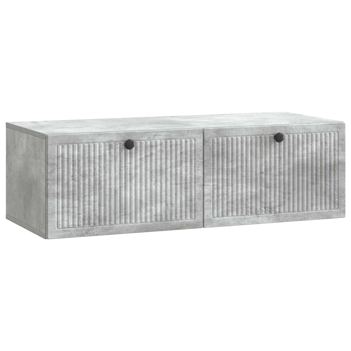 Wall-Mounted TV Cabinet 98 x 41 x 30 cm Depth 41 cm Width 98 cm Concrete grey