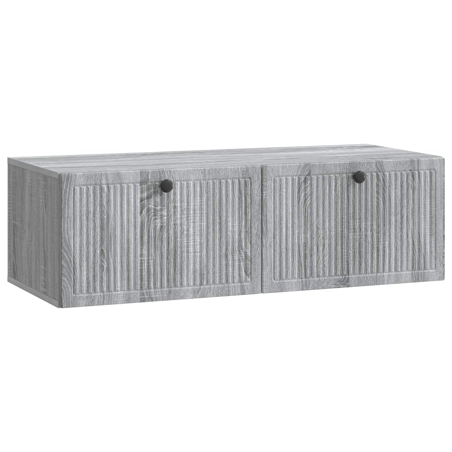 vidaXL Wall-Mounted TV Cabinet Grey Sonoma 98 x 41 x 30 cm 2