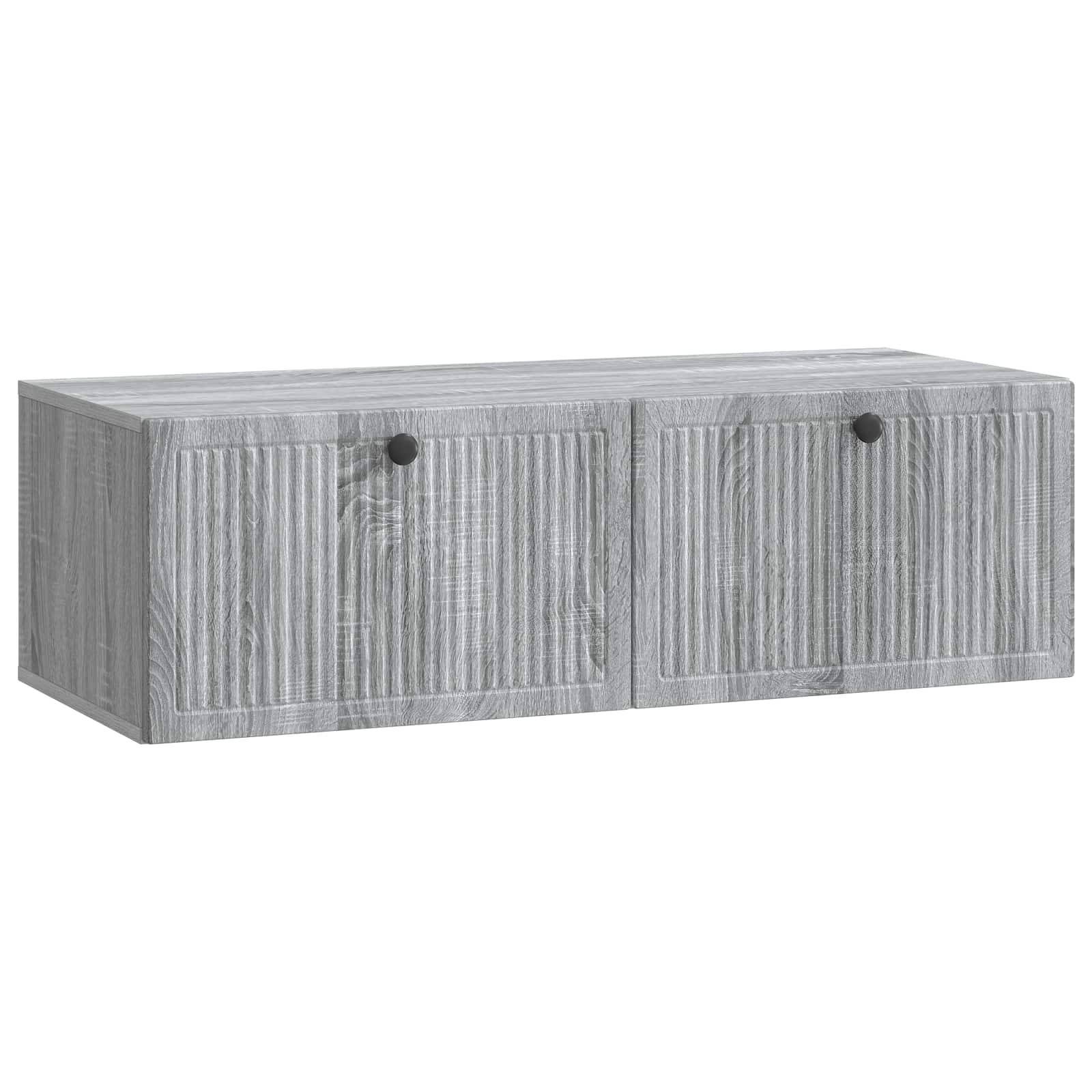 vidaXL Wall-Mounted TV Cabinet Grey Sonoma 98 x 41 x 30 cm 2