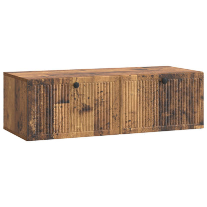 Wall-Mounted TV Cabinet 98 x 41 x 30 cm Depth 41 cm Width 98 cm Old wood