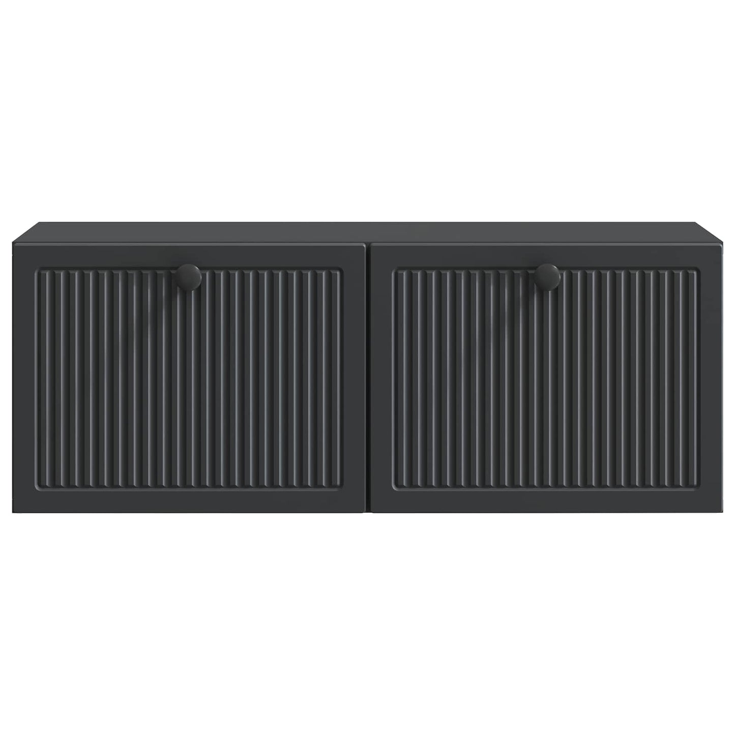 vidaXL Wall-Mounted TV Cabinet Black 78.5 x 31 x 30 cm Engineered Wood 6