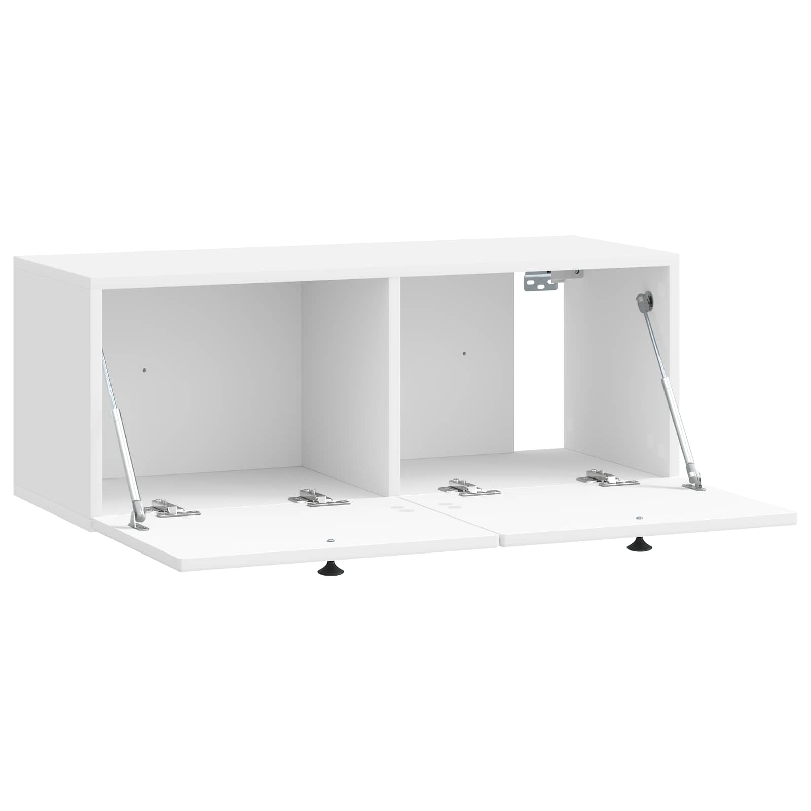vidaXL Wall-Mounted TV Cabinet High Gloss White 78.5 x 31 x 30 cm 5