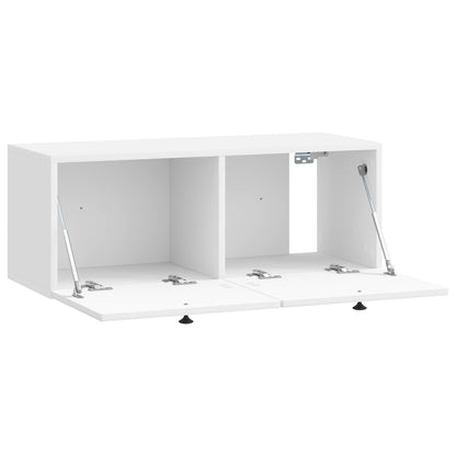 vidaXL Wall-Mounted TV Cabinet High Gloss White 78.5 x 31 x 30 cm 5