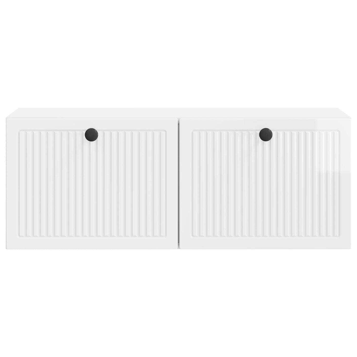 vidaXL Wall-Mounted TV Cabinet High Gloss White 78.5 x 31 x 30 cm 6