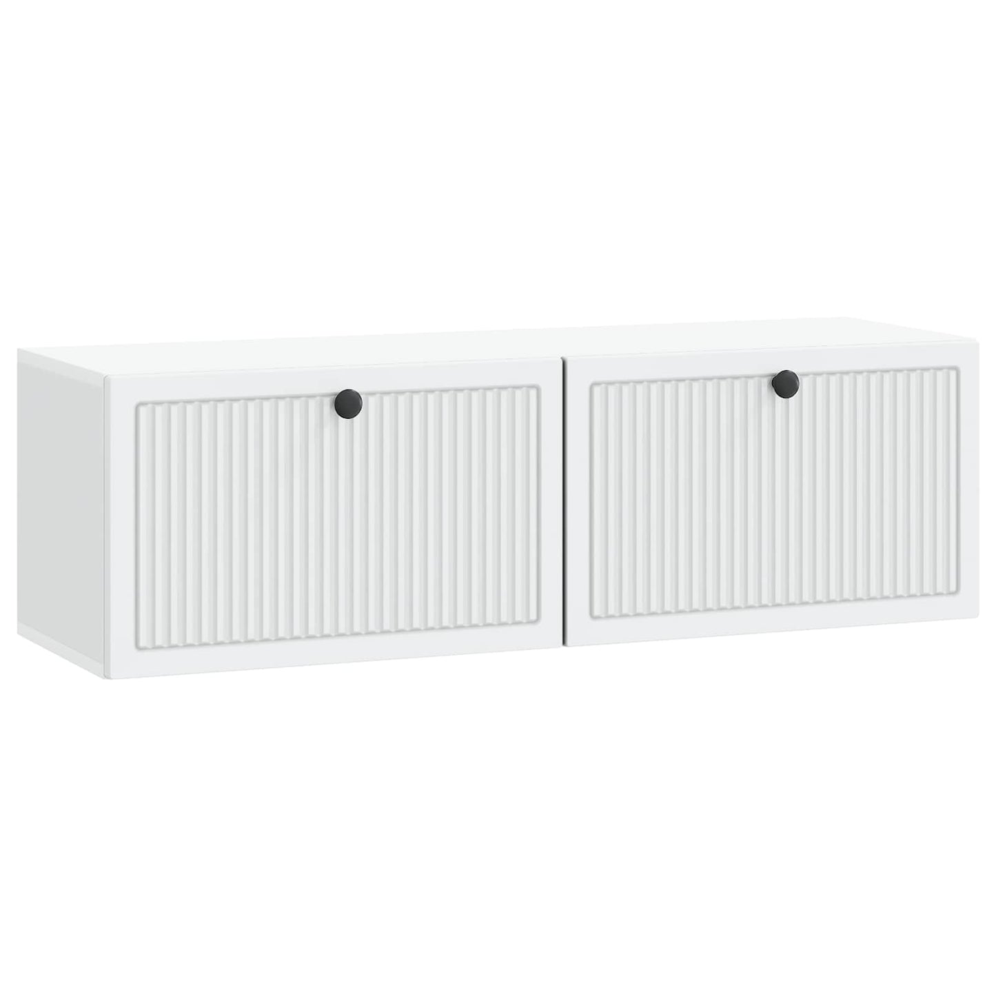 vidaXL Wall-Mounted TV Cabinet White 98 x 31 x 30 cm Engineered Wood 2