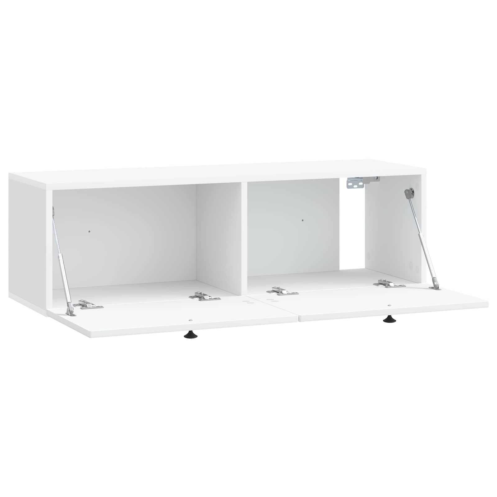 vidaXL Wall-Mounted TV Cabinet White 98 x 31 x 30 cm Engineered Wood 5
