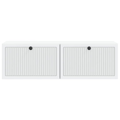 vidaXL Wall-Mounted TV Cabinet White 98 x 31 x 30 cm Engineered Wood 6