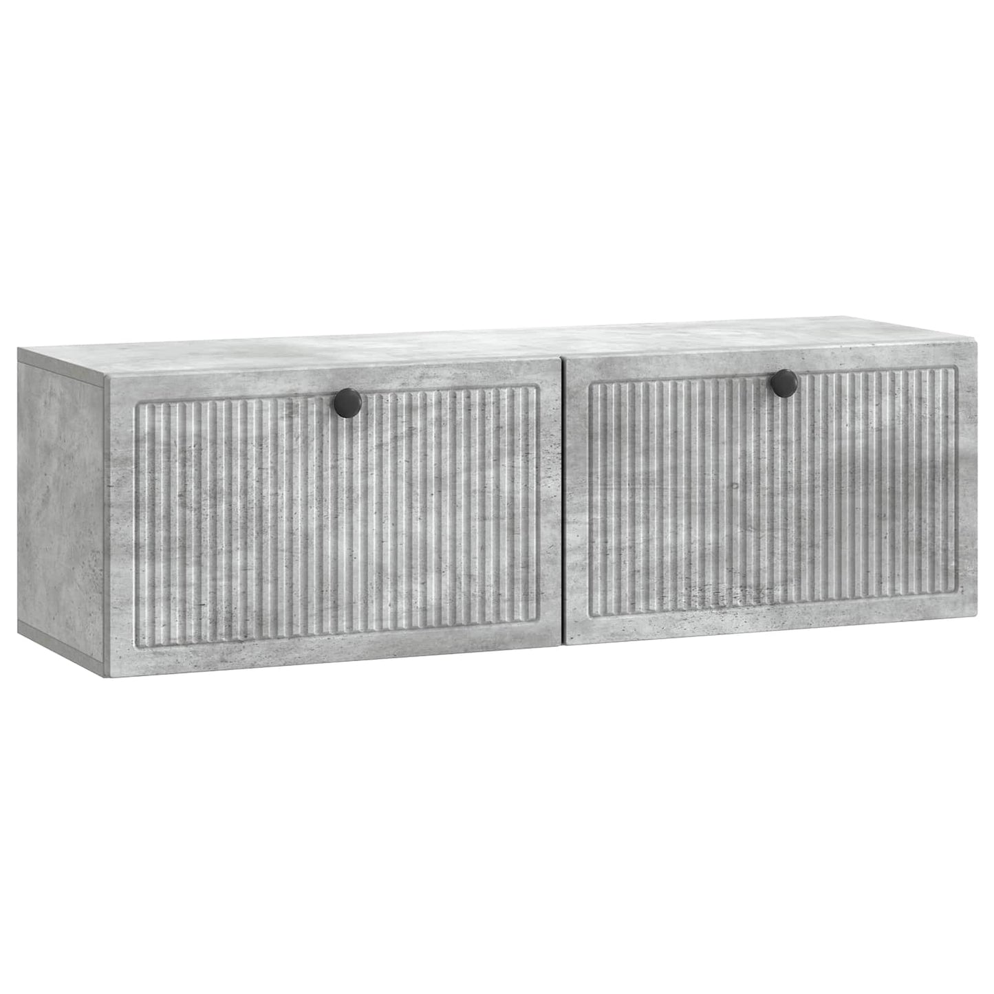 vidaXL Wall-Mounted TV Cabinet Concrete Grey 98 x 31 x 30 cm 2