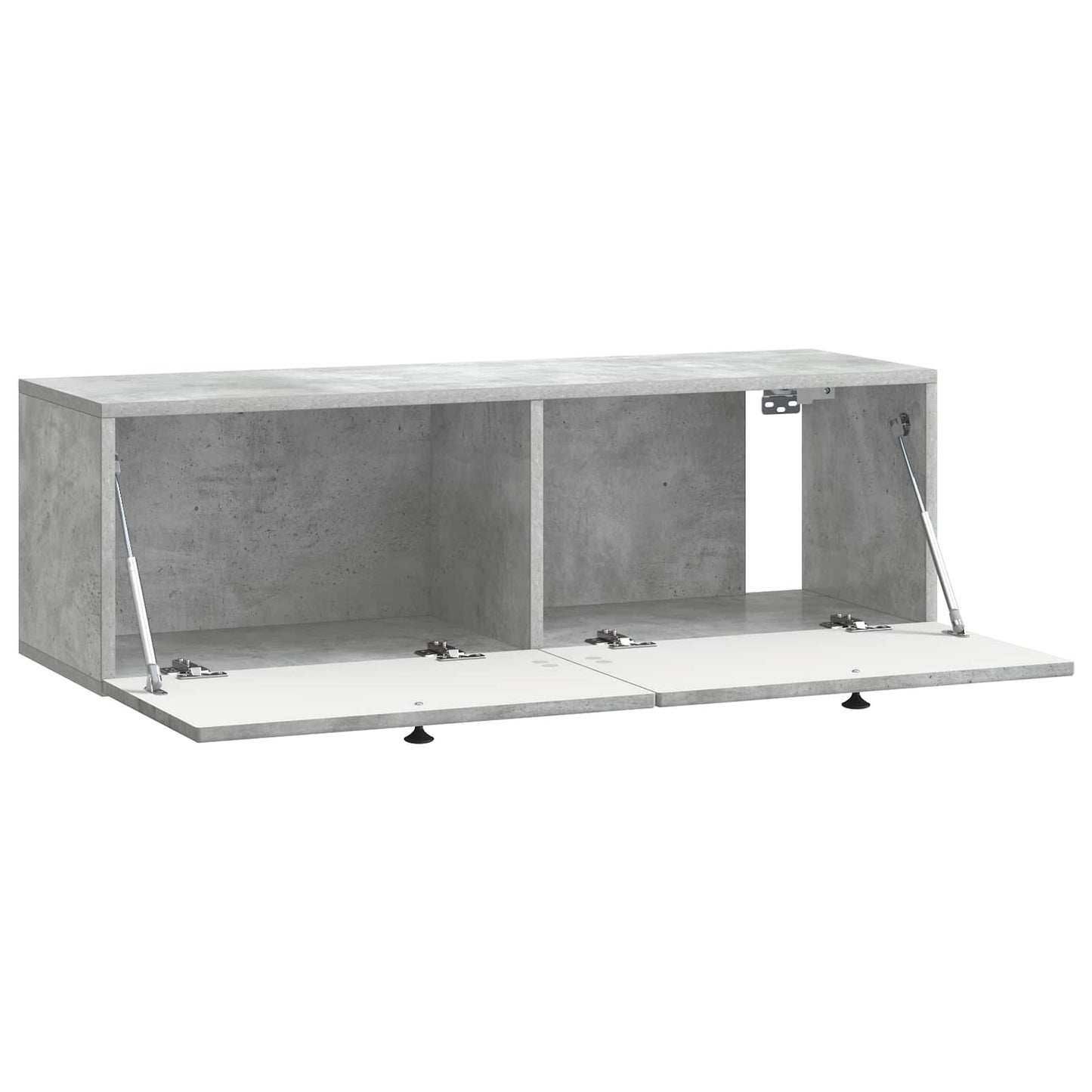 vidaXL Wall-Mounted TV Cabinet Concrete Grey 98 x 31 x 30 cm 5