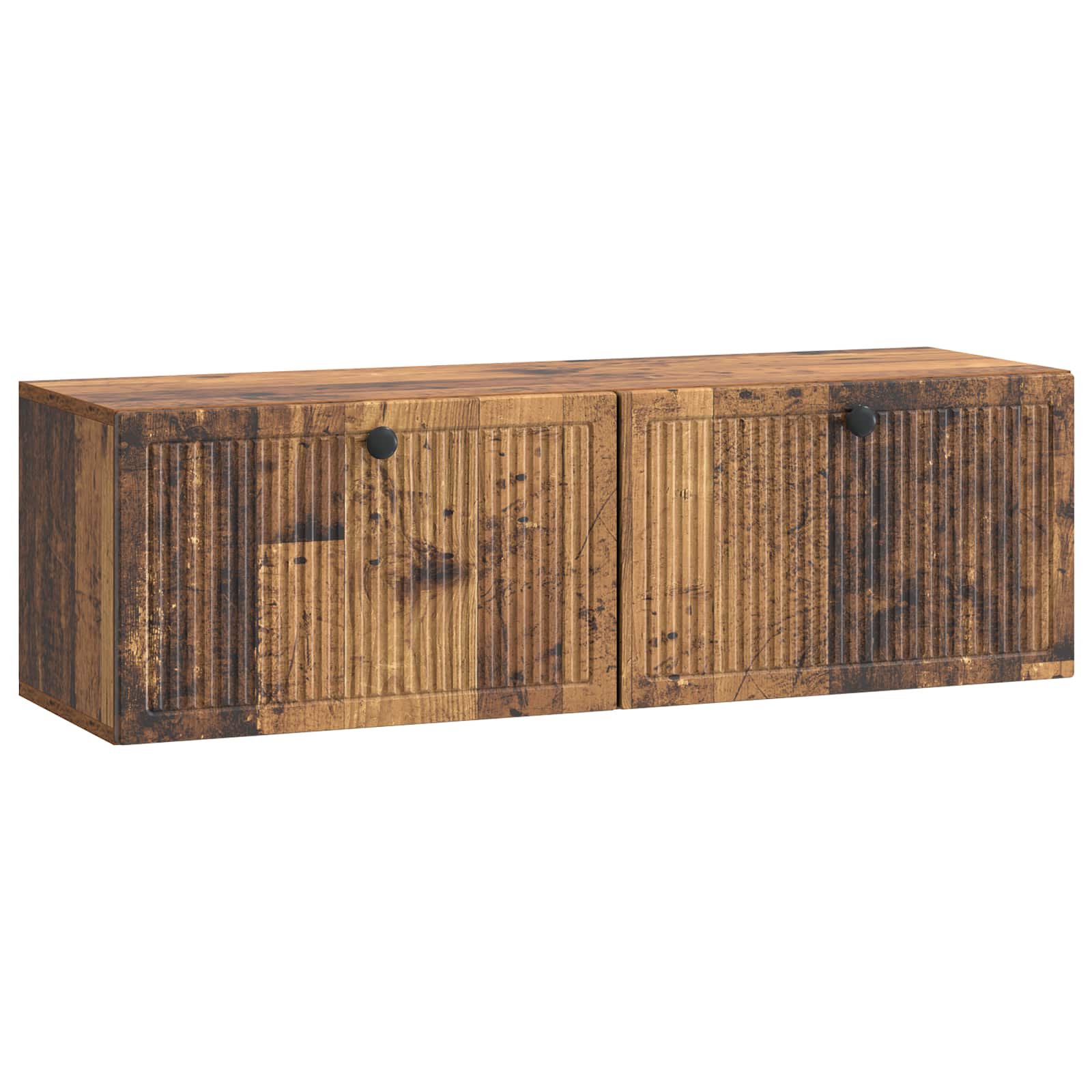 vidaXL Wall-Mounted TV Cabinet Wall-mounted Old Wood 98 x 31 x 30 cm 2