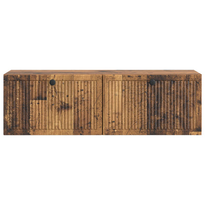 vidaXL Wall-Mounted TV Cabinet Wall-mounted Old Wood 98 x 31 x 30 cm 6
