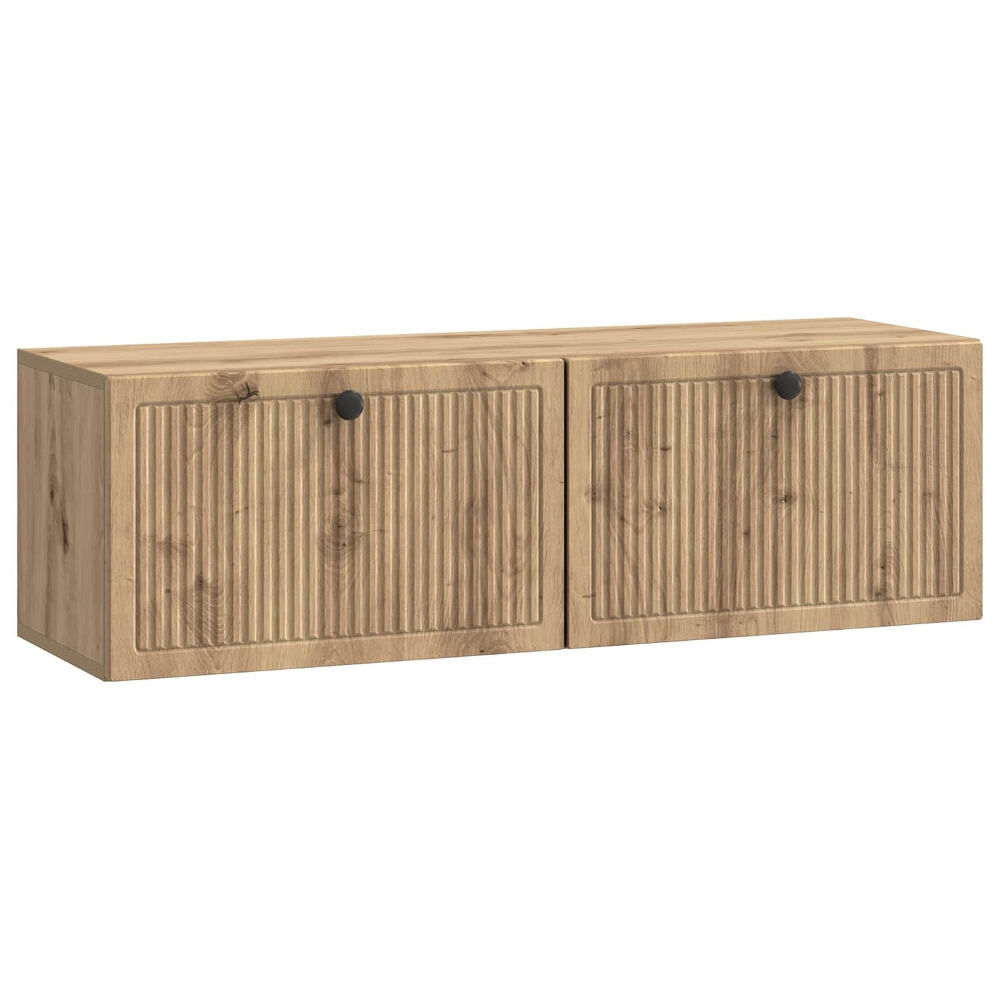 vidaXL Wall-Mounted TV Cabinet 98 x 31 x 30 cm Artisan Oak 2