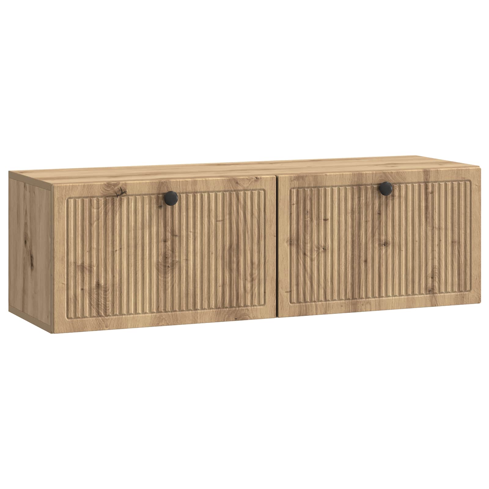 vidaXL Wall-Mounted TV Cabinet 98 x 31 x 30 cm Artisan Oak 2