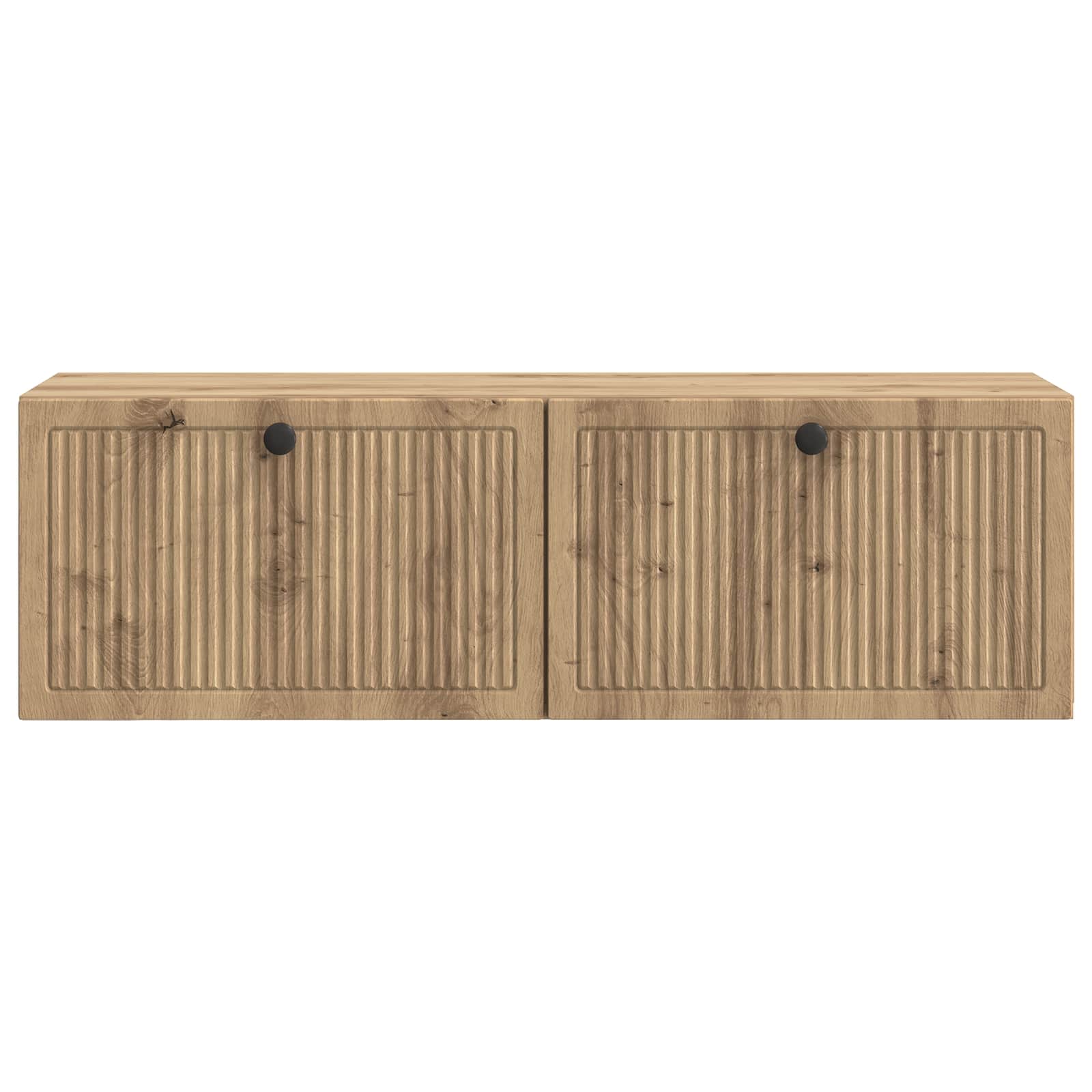 vidaXL Wall-Mounted TV Cabinet 98 x 31 x 30 cm Artisan Oak 6