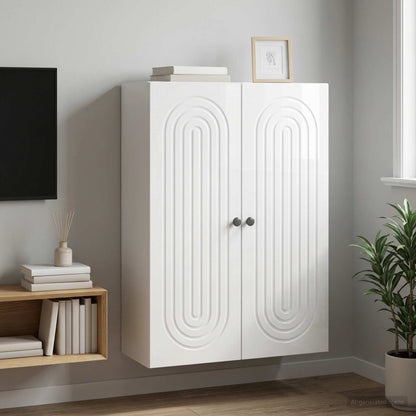 vidaXL Wall-Mounted Cabinet Engineered Wood Depth 34.5 cm