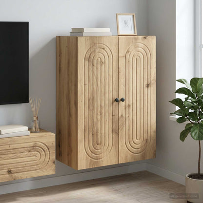 vidaXL Wall-Mounted Cabinet Engineered Wood Depth 34.5 cm