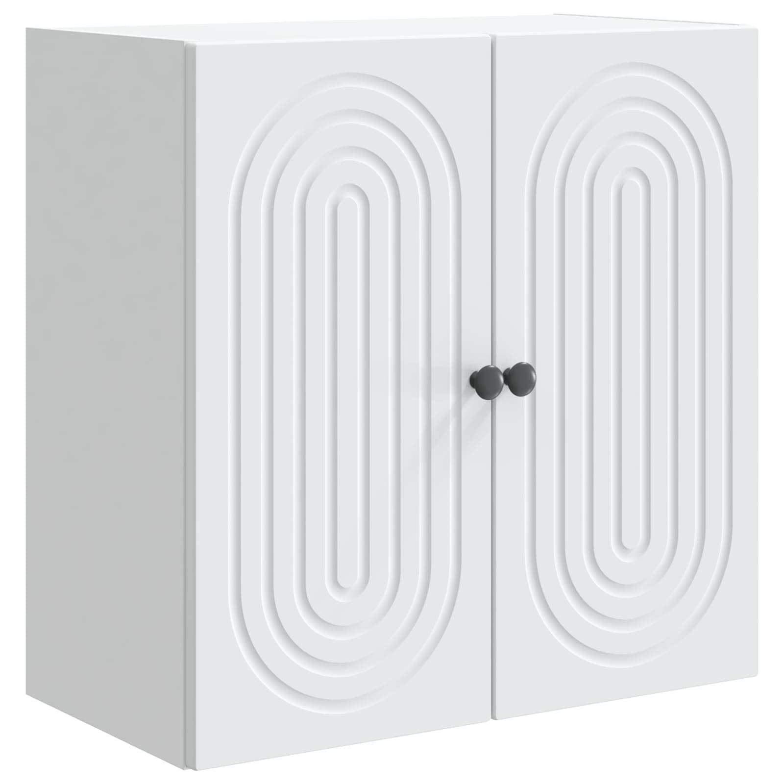 vidaXL Wall-Mounted Cabinet White 59 x 31 x 60 cm Engineered Wood 2