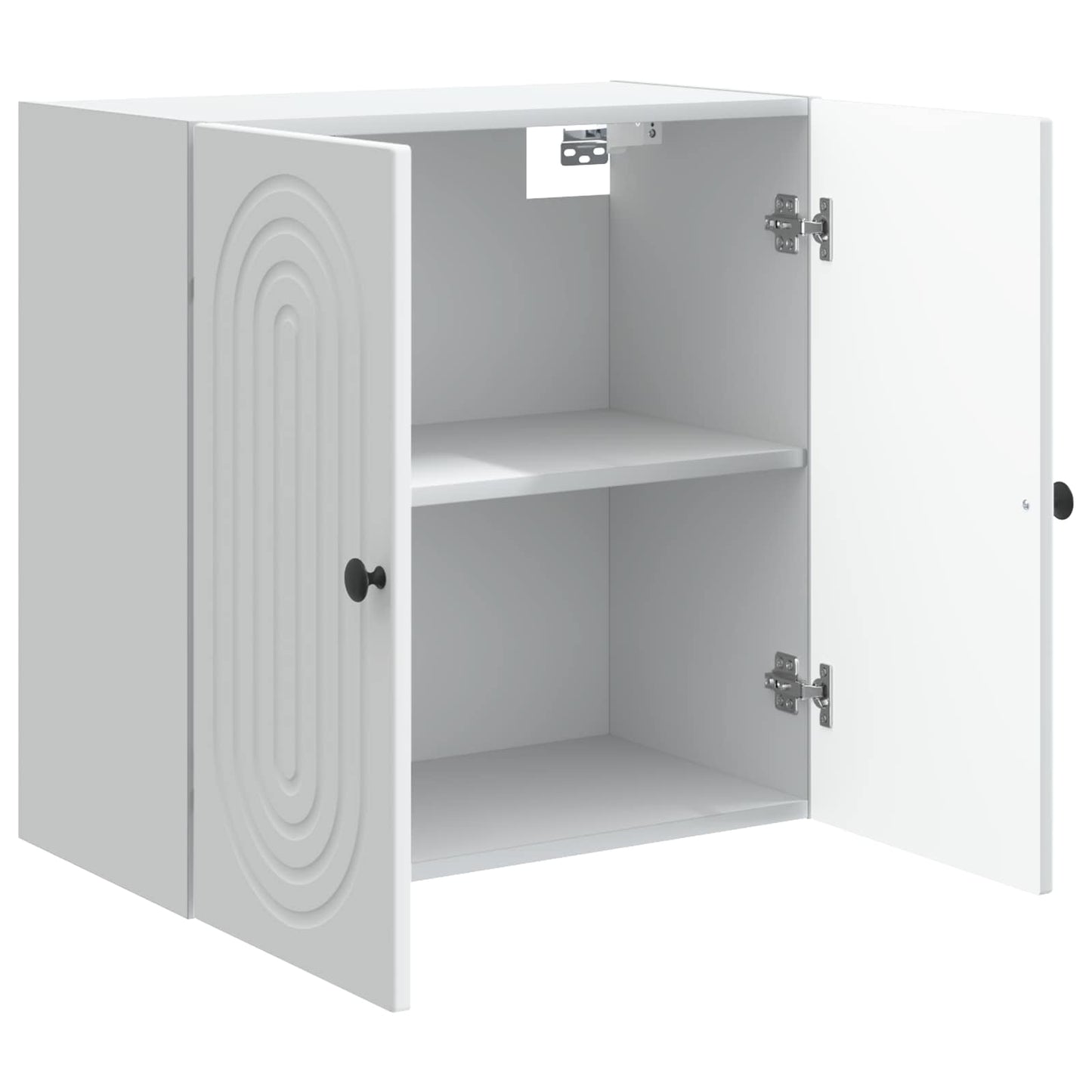 vidaXL Wall-Mounted Cabinet White 59 x 31 x 60 cm Engineered Wood 3