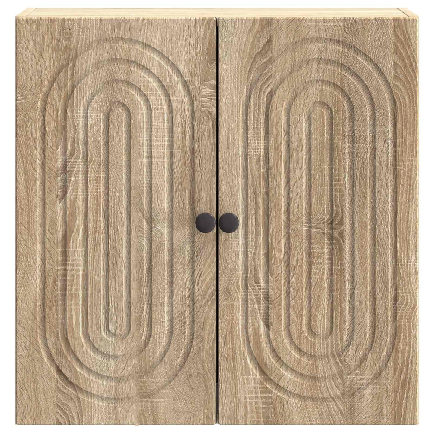 vidaXL Wall-Mounted Cabinet Sonoma Oak 59 x 31 x 60 cm Engineered Wood 4