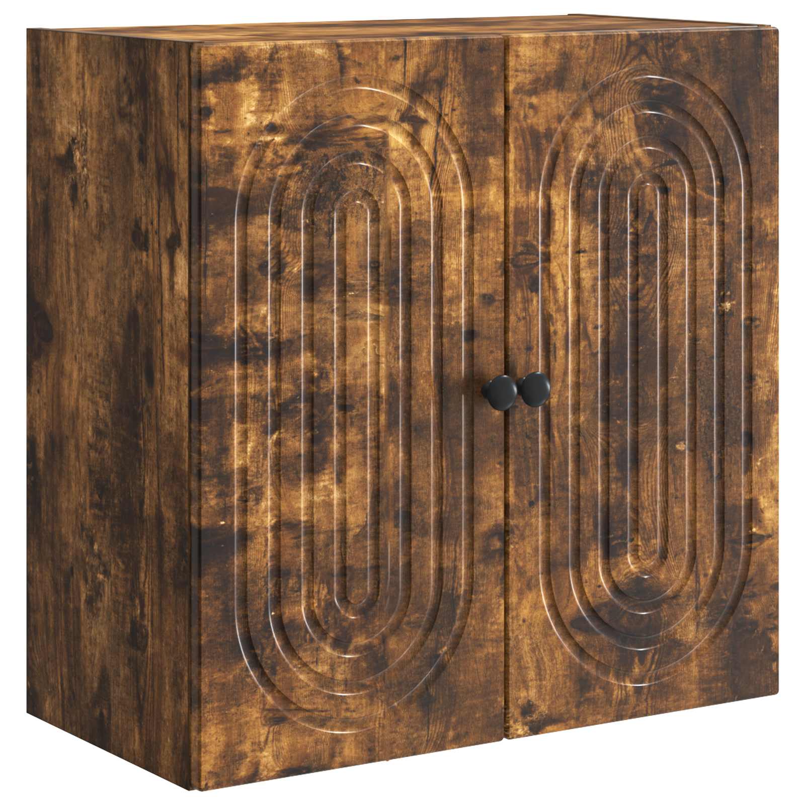 vidaXL Wall-Mounted Cabinet 59 x 31 x 60 cm Engineered Wood Smoked Oak 2