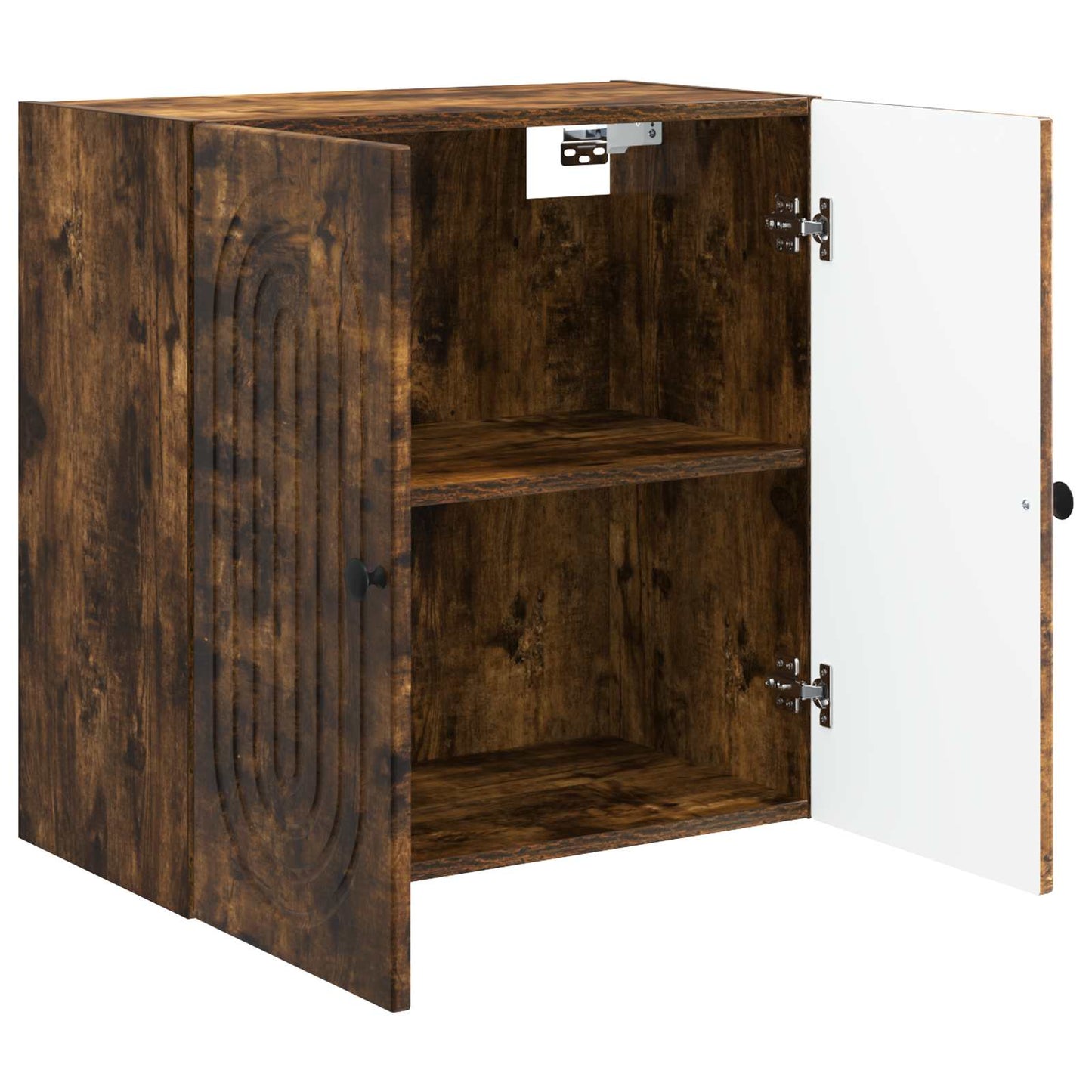 vidaXL Wall-Mounted Cabinet 59 x 31 x 60 cm Engineered Wood Smoked Oak 3